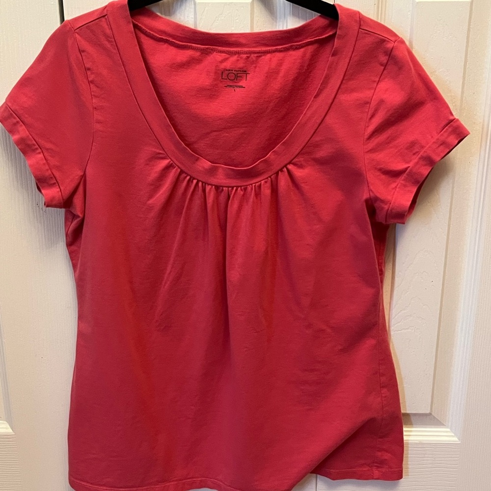 LOFT Women's Coral Blouse